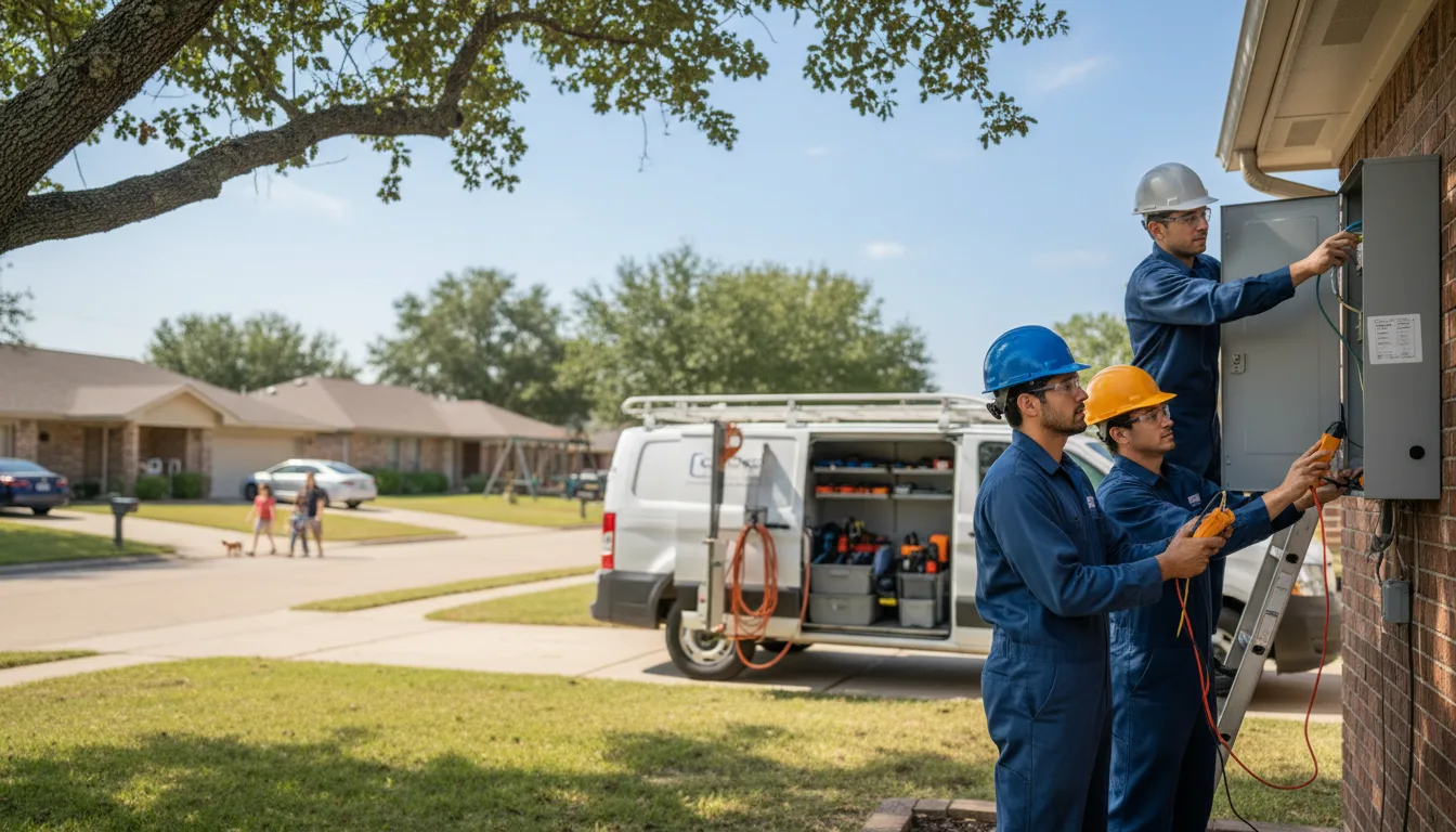 Certified electrician providing emergency electrical services in Villard, MN